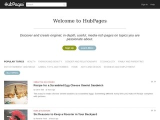Go to on https://hubpages.com/@allknives www.Webcred.it