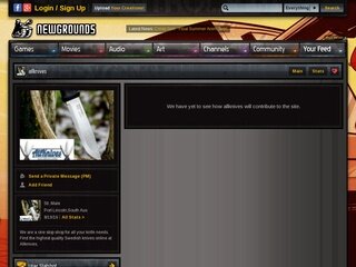 Go to on https://allknives.newgrounds.com/ www.Webcred.it