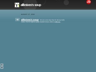Go to on https://allknives.soup.io/ www.Webcred.it