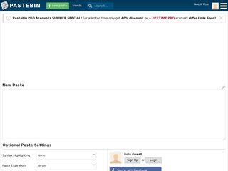 Go to on https://pastebin.com/u/allknives www.Webcred.it