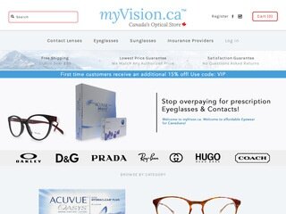 Go to on Canada's Optical Store www.Webcred.it